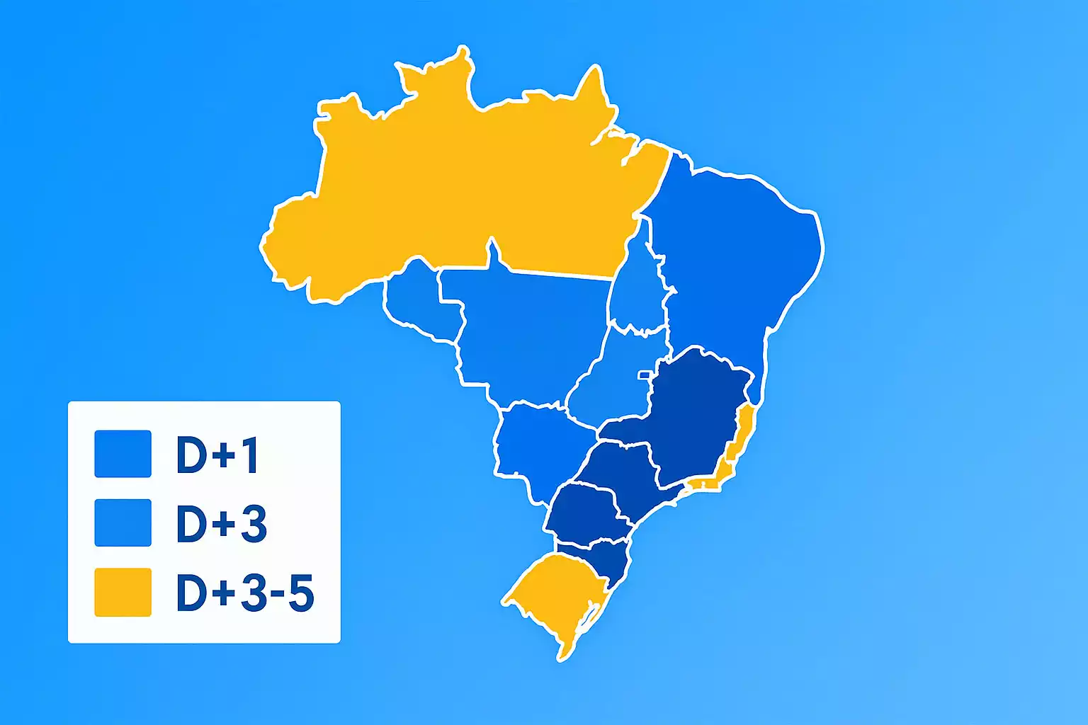 Prazos e SLA por região no frete rodoviário